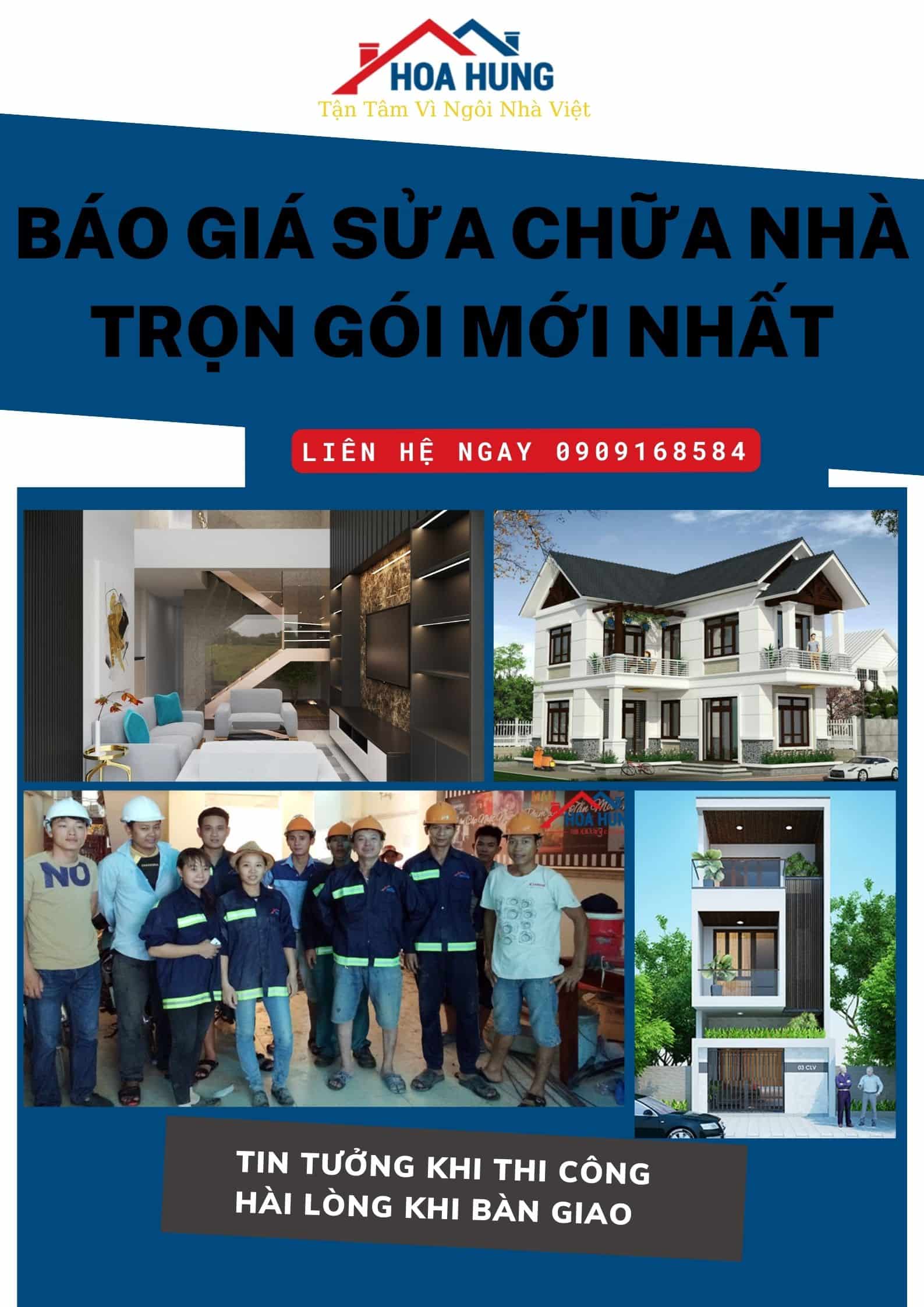 Sửa chữa nhà ở Tân Phú – Dịch vụ sửa chữa nhà uy tín TP.HCM